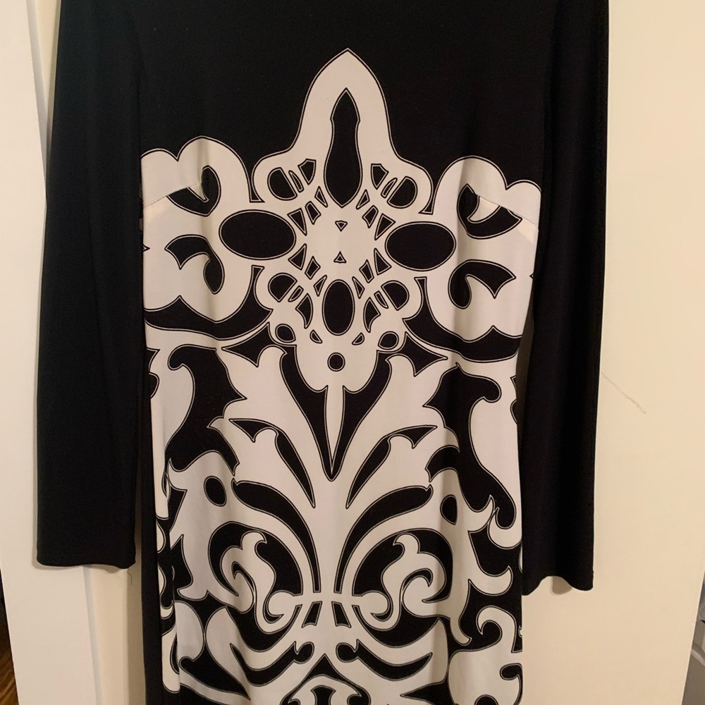 Adore Black and White Dress